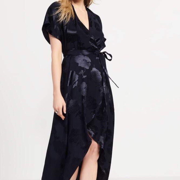 Dynamite Blue Wrap Kimono style dress - Picture 1 of 3